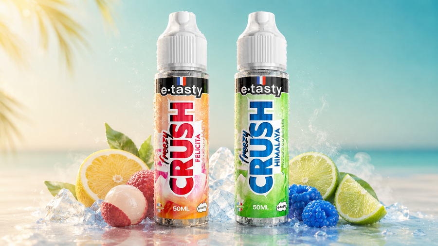 On a testé les e-liquides Freezy Crush de e.tasty