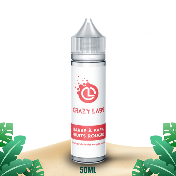 Barbe à Papa Fruits Rouges - Crazy Labs 50ml
