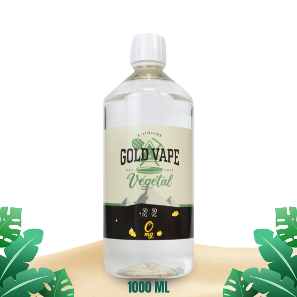 Gold vape - Base Végétale 1L