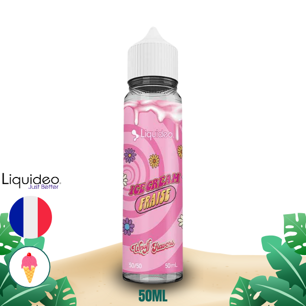 Wpuff Flavor - Ice Cream Fraise 50ml